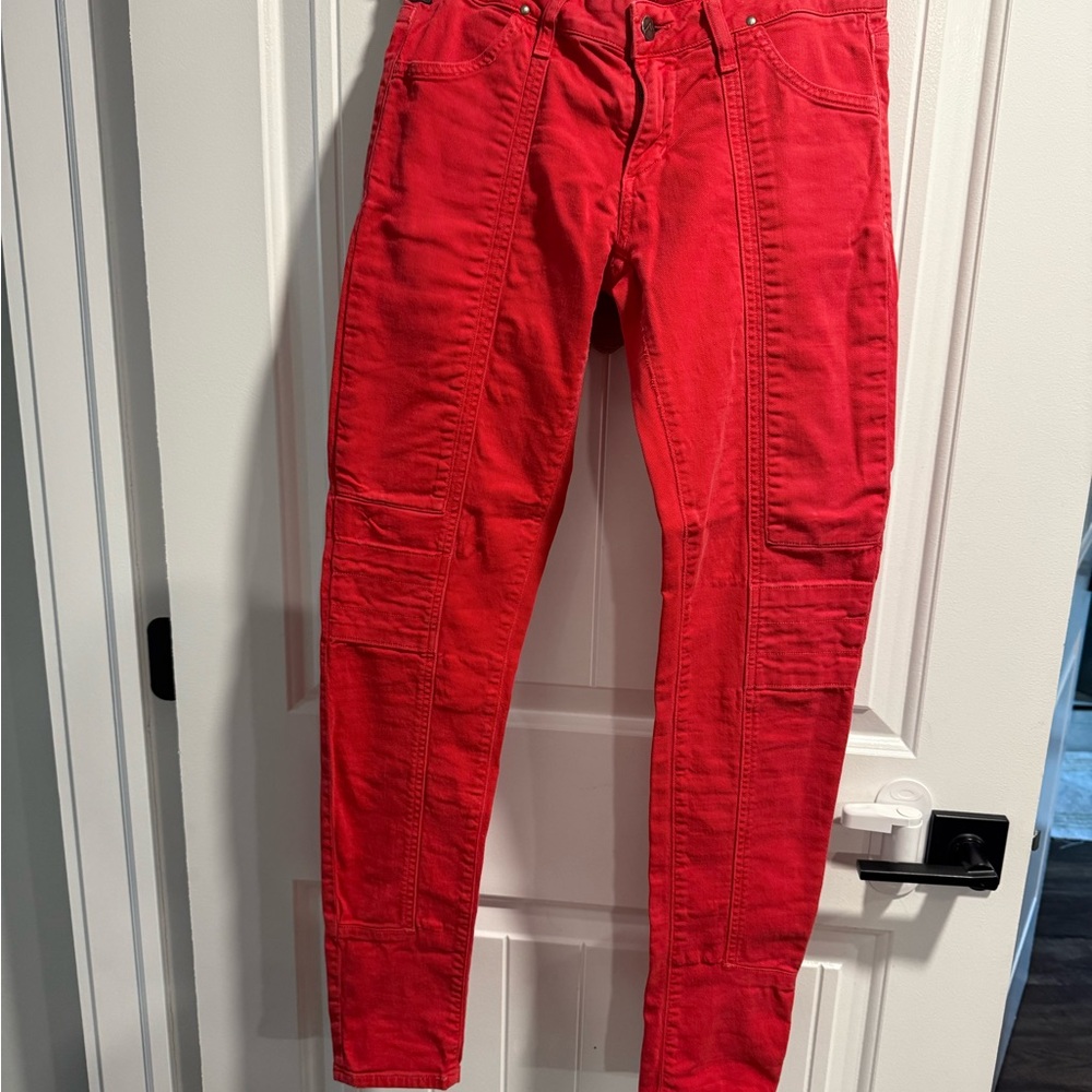 Citizens Of Humanity Red Skinny Jeans